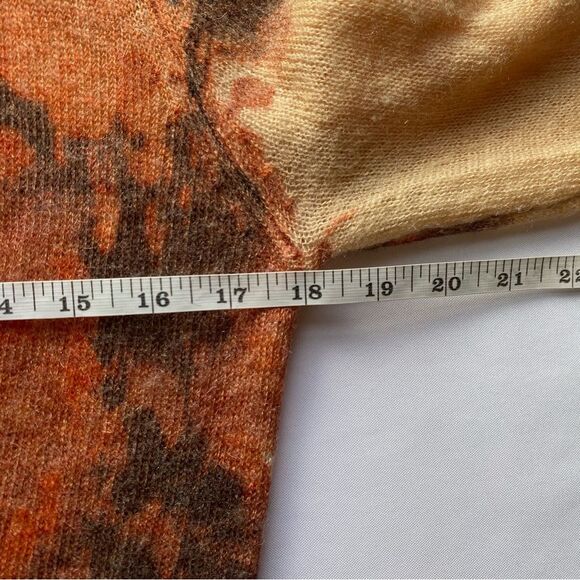 Coldwater Creek Painted Autumn Wool Blend Cardigan Size Small - Picture 12 of 13